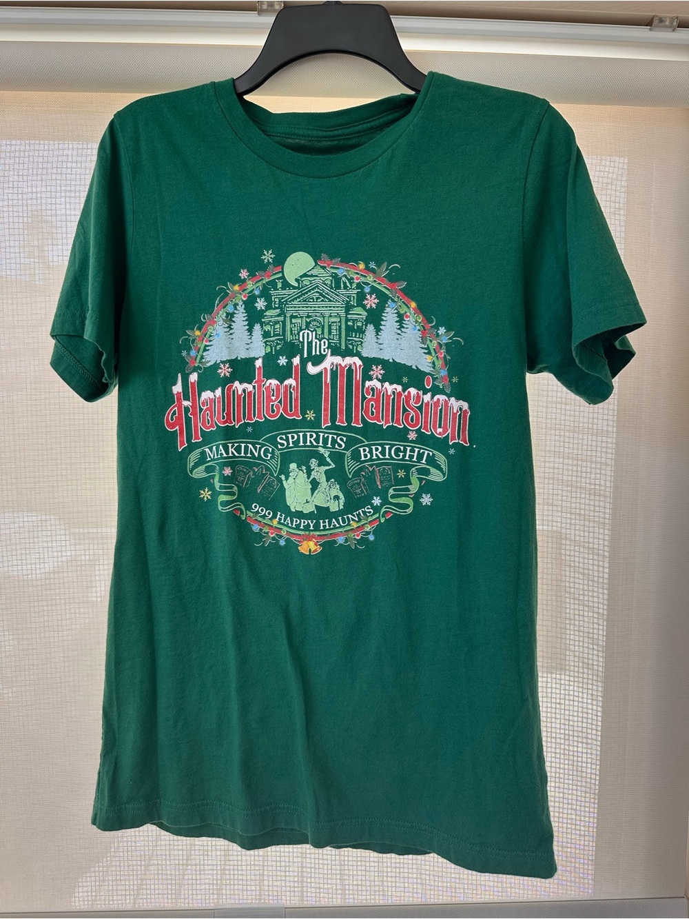 The Haunted Mansion Green Graphic Tee - Women's Short Sleeve